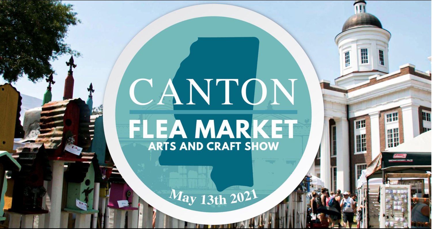We invite you to visit Canton for one of the South’s original & finest arts & crafts shows being held on May 13, 2021.